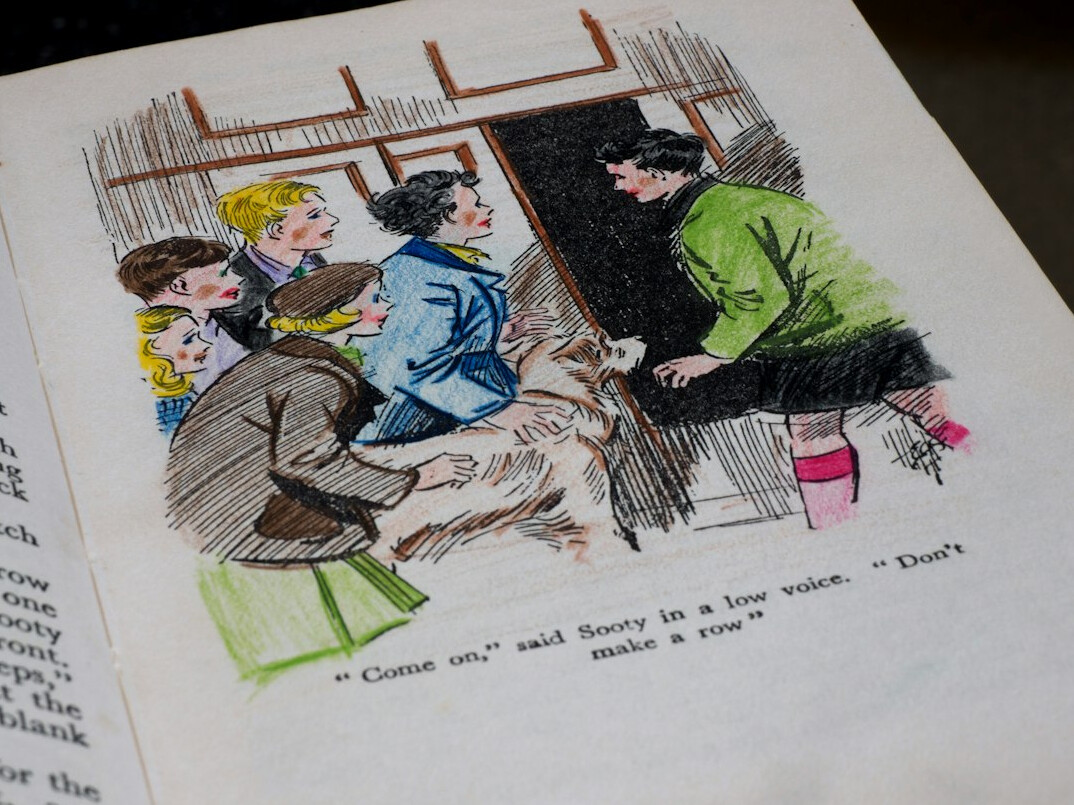 rare old detective book